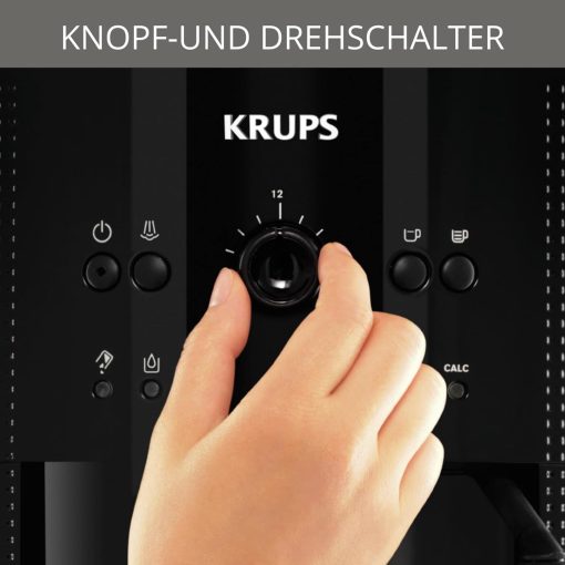 Krups EA8108 fully automatic coffee machine (automatic cleaning, 2 cup function, milk system with CappucinoPlus nozzle, 15 bar, coffee machine, espresso) black - Image 6