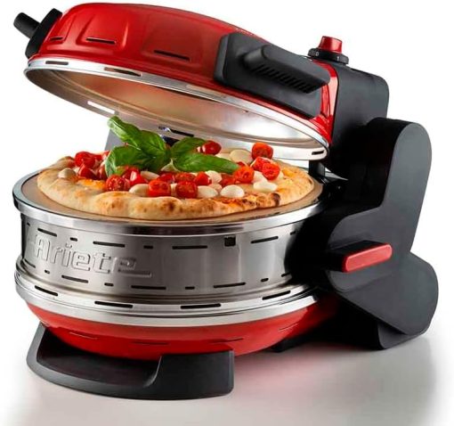 Ariete Pizza Oven 918, Pizza 4 Minutes, 5 Cooking Levels, Refractory Plate for Heating, Wooden Blades Included, Maximum Temperature 400°C, 1200W, White - Image 47