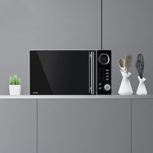 H.Koenig Micro-Ondes Four Grill 2 en 1 VIO9, 25L, Plateau tournant 27cm, 10 modes de cuisson jusqu’à 1000W, Décongélation, Cuisson combinée, écran LCD [Classe énergétique A+] - Image 23