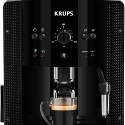 Krups Roma EA81M8 Cafetière expresso superautomatique 1,7 L, 3 niveaux de température, 3 textures de broyage, noir