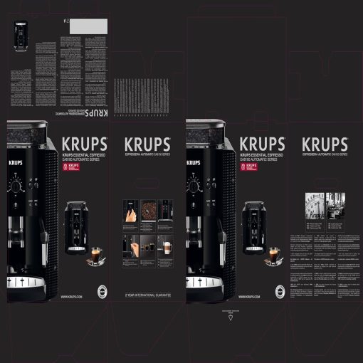 Krups Coffee Bean Machine, 1.7 L, 2 Cups Simultaneously, Automatic Cleaning, Steam Nozzle for Cappuccino, Espresso Maker, Essential Black YY8125FD - Image 22