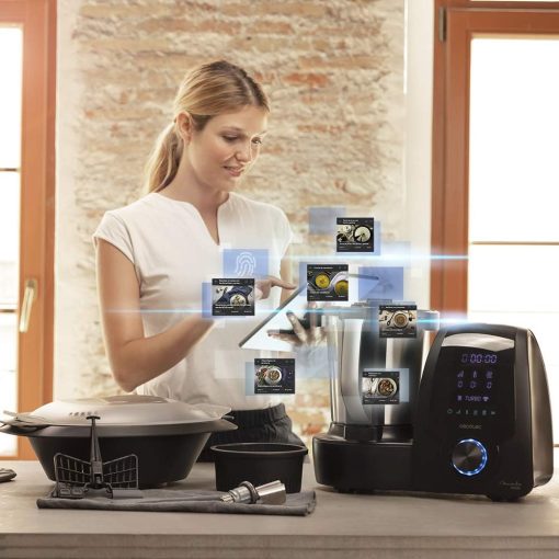 Cecotec Robot de Cuisine Mambo Black. 23 Fonctions, 10 Niveaux de Température, 1700W, 2,5 kg de Pate, Cruche de 3,3L, 10 Vitesses, Minuterie, Température Réglable de 37 °C à 120 °C - Image 69