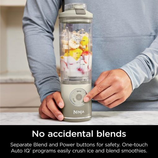 Ninja Blast Max, Portable Blender + Twist & Go, Personal Smoothie, Blend, Ice Crush, 3 Programs, Cordless, 22 oz removable Vessel, Dishwasher Safe, Leakproof, Navy, BC251NV - Image 64