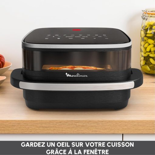 Moulinex Easy Fry air fryer, multicuiseur et four, 15 L, 9 programmes, friteuse sans huile, 3 niveaux de cuisson, compact, extra crisp, noir, AL556DF0 - Image 29