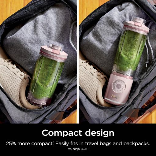 Ninja Blast Max, Portable Blender + Twist & Go, Personal Smoothie, Blend, Ice Crush, 3 Programs, Cordless, 22 oz removable Vessel, Dishwasher Safe, Leakproof, Navy, BC251NV - Image 53