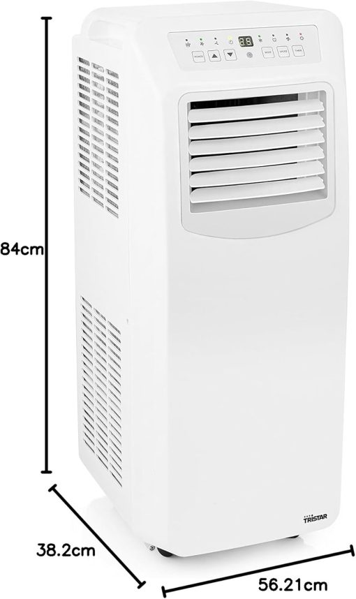 Climatiseur mobile Tristar AC-5560, 10 000 BTU et 2,9kw, fonctions refroidissement, déshumidification, ventilation et chauffage - Image 26