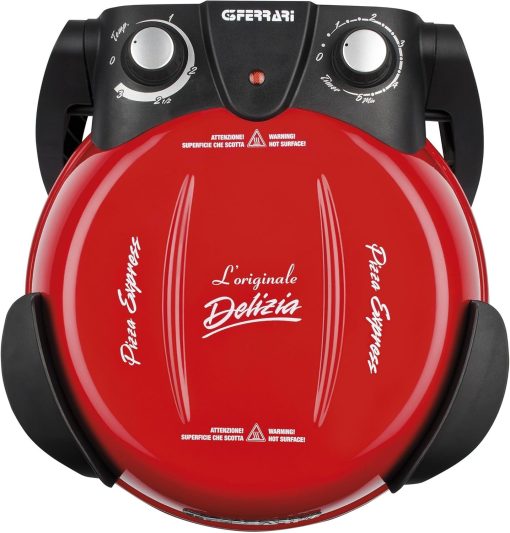 G3 Ferrari Délice G100006 Pizza Oven, 1200 W, Red - Image 6
