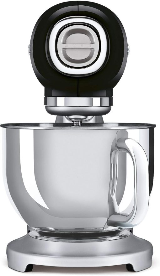 Smeg, Robot Patissier SMF02BLEU, 10 Niveaux de Vitesse, Fonction Mise en Marche Progressive, Bol 4,8 L, Verrouillage Moteur de Sécurité, Batteur Plat, Crochet et Couvercle Fournis, 800W, Noir - Image 20