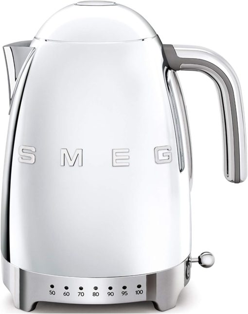 Smeg, KLF04WHEU Variable Temperature Kettle 1.7 L, Multiple Temperatures, Washable Anti-Limescale Filter, Automatic Safety Shutdown, Water Level Indicator, Cable Range, 2400 W, White - Image 3