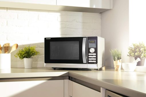 Sharp R-843INW Combined Microwave 25 Liter - Silver - Image 3