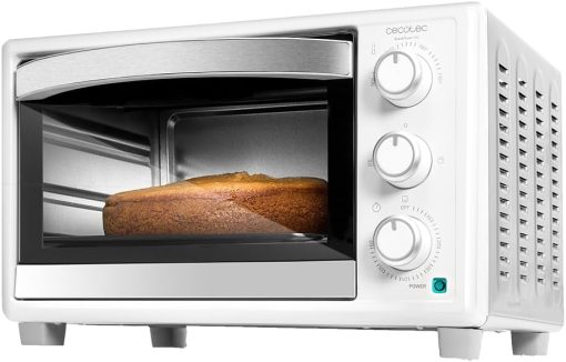 Cecotec Bake&Toast 4600 Black Gyro Countertop Oven, 46 L, 2000 W, 12 Combinable Heating Functions, Includes Rotating Spindle, Crumb Catcher Tray.