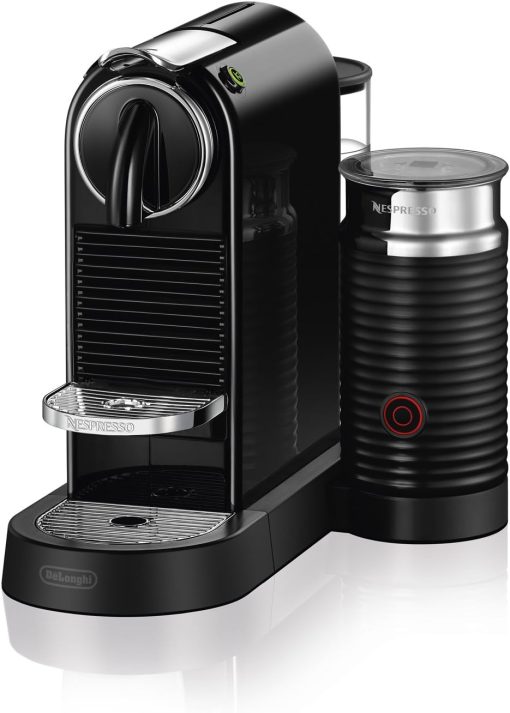 Nespresso CitiZ Coffee and Espresso Machine by De'Longhi with Milk Frother, Black, 9.3 x 14.6 x 10.9 inches - Image 2