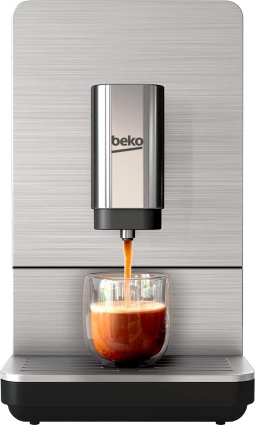 BEKO, Machine à café, expresso automatique, 1350 W / 19 bars, Capacité café : 125 g, Capacité eau : 1,4L, Système autonettoyant, 5 niveaux de broyage, Arrêt automatique, Fa?ade Inox Brossé - Image 5
