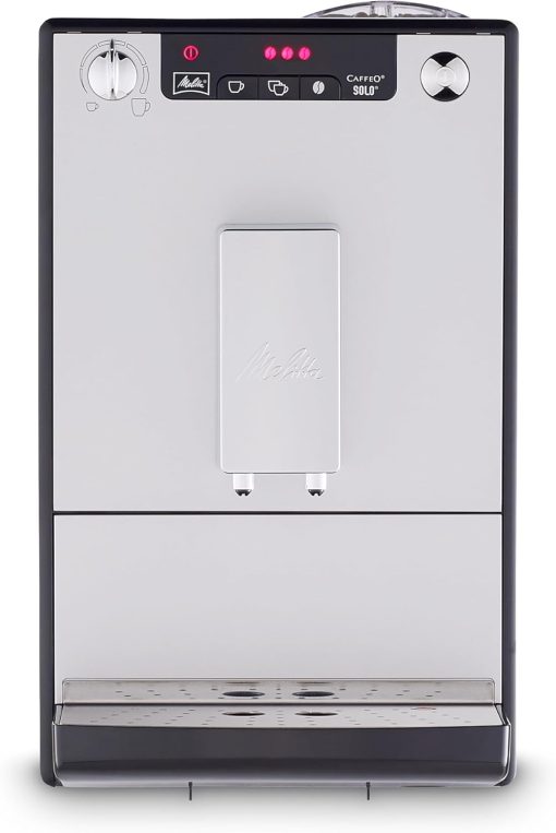 Melitta Caffeo Solo Noir Pure Black, Machine à Café à Grains avec Broyeur et Système d'Extraction des Ar?mes, Affichage LED, Mode 1 à 2 Tasses, Cafetière Expresso, Automatique, E950-222, 1400W - Image 23