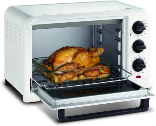 Moulinex Oven, 33 L, Rotating heat, Advanced convection, 6 cooking modes, Thermostat adjustable up to 240°C, Timer 120 min, Reversible grill, Silicone oven mitts, Optimo Black OX464811 - Image 21