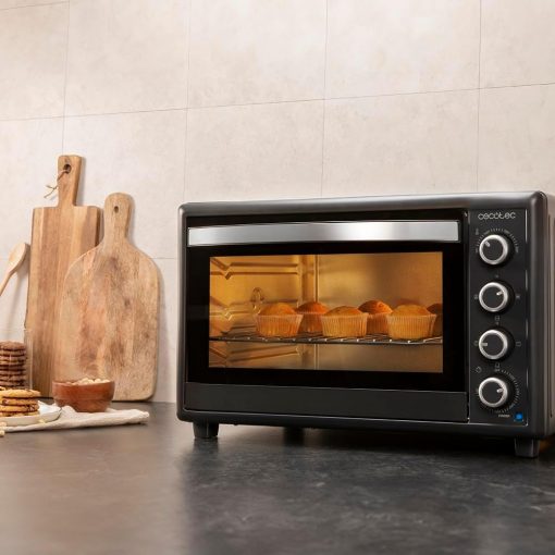 Cecotec Bake&Toast 4600 White Gyro Table Convection Oven 46 Liter, 2000 W, Interior Light, 12 Functions, Temperature up to 230o, Double Glazed Door, Includes Spit - Image 75