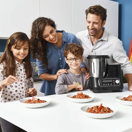 Moulinex Clickchef Compact Multi-Function Cooker, 3.6 L, 1400 W, 5 Programs, 32 Functions, Built-in Kitchen Scale, Steamer, Mixer HF456810 [Control Screen] - Image 8