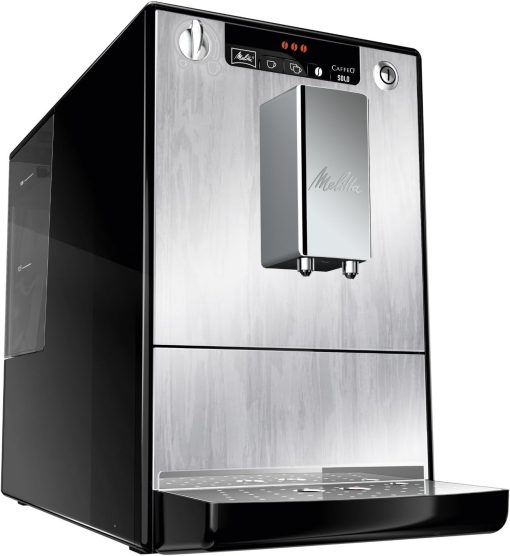 Melitta Caffeo Solo Noir Pure Black, Machine à Café à Grains avec Broyeur et Système d'Extraction des Ar?mes, Affichage LED, Mode 1 à 2 Tasses, Cafetière Expresso, Automatique, E950-222, 1400W - Image 5