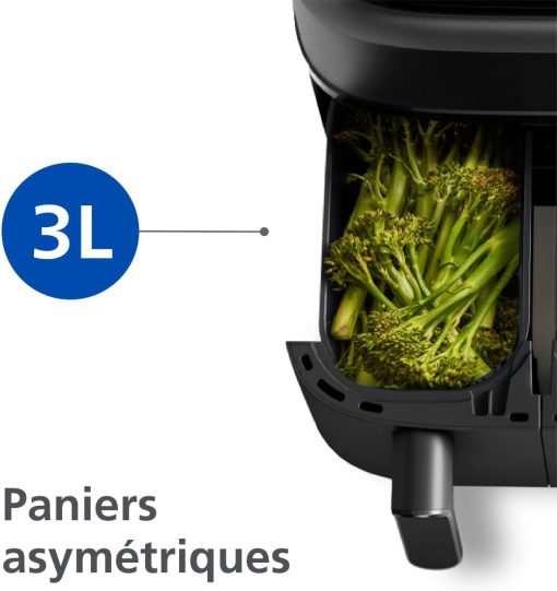 Philips Air Fryer 3000 Series Double Basket - Healthy, Fast and Versatile Cooking, 9 Litre Capacity, Touch Screen, Two Drawer Design (NA350/00) - Image 21