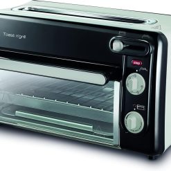 Tefal 2-in-1 Toaster & Mini Oven, Stainless Steel, Long Toaster Slot with Lid, 6 Levels of Browning, Grill Temperature up to 210°C, Toast N Grill TL600810