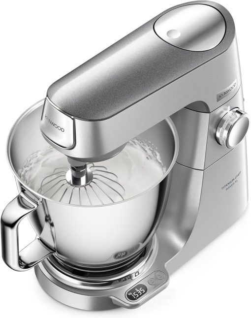 Kenwood Titanium Chef Baker KVC65.001WH, Pastry Robot with Integrated Scales, Including 3-Piece Pastry Set, Spatula & Splash Protection, 1200 W, White - Image 27