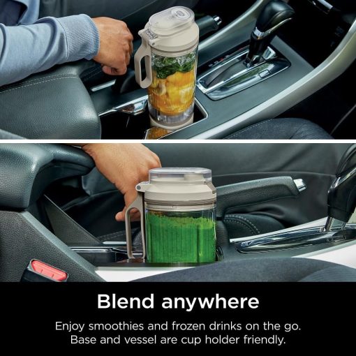 Ninja Blast Max, Portable Blender + Twist & Go, Personal Smoothie, Blend, Ice Crush, 3 Programs, Cordless, 22 oz removable Vessel, Dishwasher Safe, Leakproof, Navy, BC251NV - Image 61