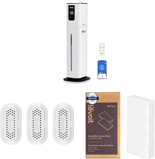 LEVOIT OasisMist 1000S (10L) Smart Humidifier for Home Large Room Bedroom, Last 100 Hours Suitable for Indoor Plant, Cover up to 600ft2, Easy Top Fill, Remoter & Voice Control, Auto Mode, Quiet, White - Image 11