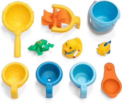 Step2 Rain Shower Splash Table d'eau avec 13 Accessoires - Bleu & Vert | Table Jeux d'eau | Table d’activité pour Le Jardin, Table Activité Eau | Table d'eau Extérieur - Image 17