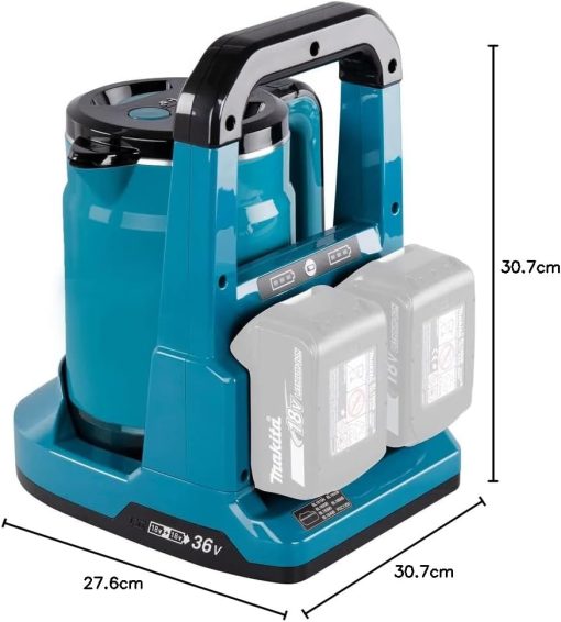 Kettle 36V (2x18V) 800ml (product only) - MAKITA DKT360Z - Image 19