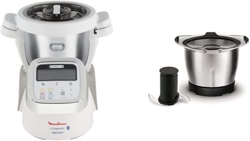 Moulinex i-Companion XL Edition Patisserie, 1550 W, Recettes illimitées, Température entre 30° et 150°, Capacité utile 3 L (10 pers), 12 accessoires dont 6 de patisserie, Fabriqué en France HF90E700 - Image 2