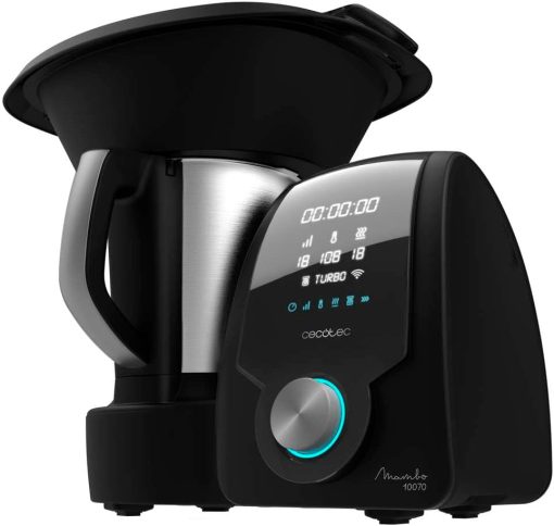 Cecotec Robot de Cuisine Mambo Black. 23 Fonctions, 10 Niveaux de Température, 1700W, 2,5 kg de Pate, Cruche de 3,3L, 10 Vitesses, Minuterie, Température Réglable de 37 °C à 120 °C - Image 81