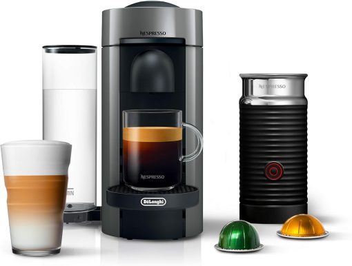 Nespresso Vertuo Plus Coffee and Espresso Maker By De'Longhi, Ink Black - Image 41