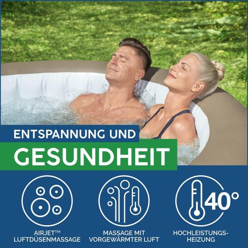 Spa gonflable rond BESTWAY Lay-Z-Spa? Miami Airjet? 2 - 4 personnes - Image 102
