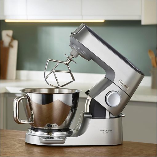 Kenwood Titanium Chef Baker KVC65.001WH, Pastry Robot with Integrated Scales, Including 3-Piece Pastry Set, Spatula & Splash Protection, 1200 W, White - Image 30
