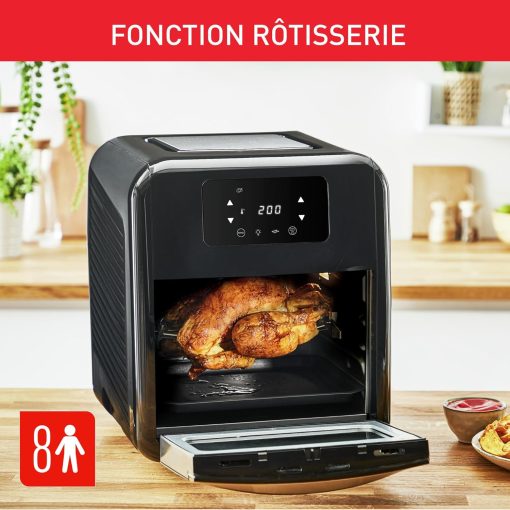 Moulinex Easy Fry air fryer, multicuiseur et four, 15 L, 9 programmes, friteuse sans huile, 3 niveaux de cuisson, compact, extra crisp, noir, AL556DF0 - Image 8