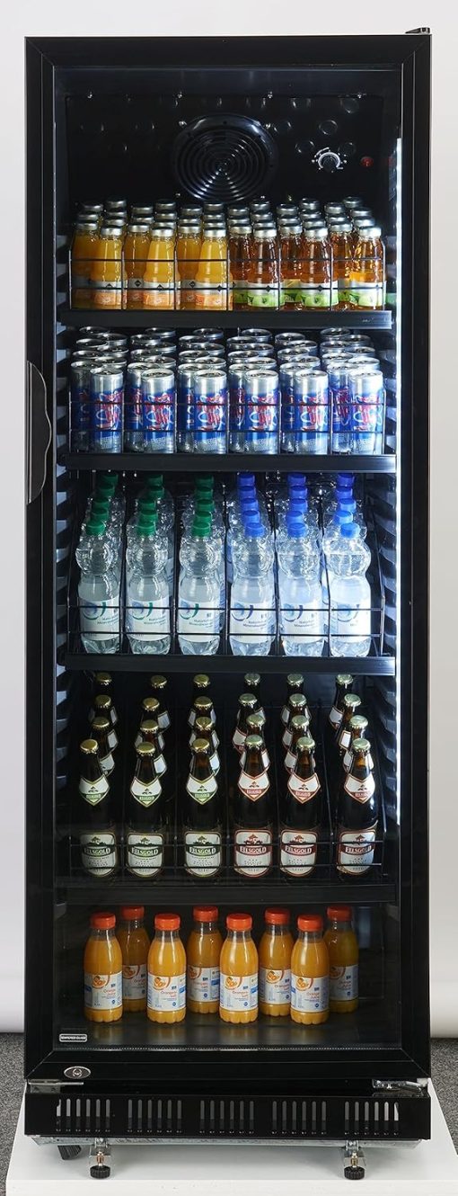 METRO Professional Réfrigérateur à Boissons GSC2360B, Acier/Verre, 62 x 63.6 x 175.3 cm, 347 L, avec Serrure, Noir - Image 15