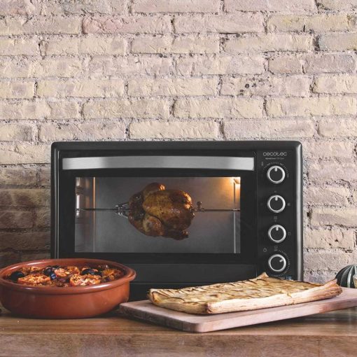 Cecotec Bake&Toast 4600 White Gyro Table Convection Oven 46 Liter, 2000 W, Interior Light, 12 Functions, Temperature up to 230o, Double Glazed Door, Includes Spit - Image 48