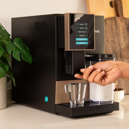 Cecotec Machine à Café Superautomatique Cremmaet Compactccino Black Rose, 19 bars, Réservoir à lait, Système Thermoblock, 5 niveaux de mouture, Réservoir à café 150g - Image 22