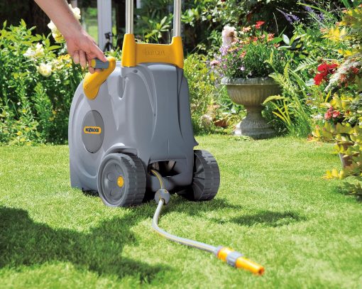 HOZELOCK - Dévidoir Chariot Fast Cart 40 M : Dévidoir sur Roues 40 M + 2 M, Chariot Caréné Ergonomique, Facile et Extrêmement Pratique d'Utilisation, Livré Assemblé et Prêt à l'Emploi [2450R0000] - Image 4