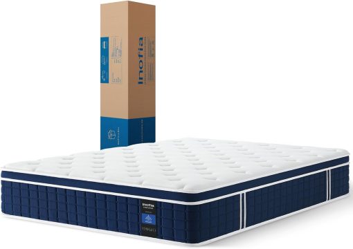 Inofia Ace Hybrid Firm Mattress 140 x 200 cm H4 Firm Mattress with Breathable Memory Foam and Independent Bagged Springs, 7 Ergonomic Zones, Extra Comfort for Adults and Children - Image 13