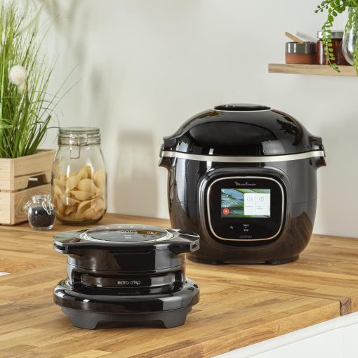 Moulinex Cookeo Touch Wifi, Multicuiseur intelligent avec écran tactile, Recettes via Wifi, Compatible Extra Crisp Air Fryer, Inclus Moule à gateau 18 cm, YY5297FB - Image 20