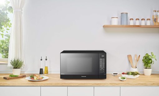 Panasonic NN-GT46KBSUG Microwave and Grill Oven with Turntable, 31 Liters, Stainless Steel, 1000 W, Grill 1100 W, 24 Auto Programs, LCD Display, Genius Sensor, Junior Menu, Black - Image 6