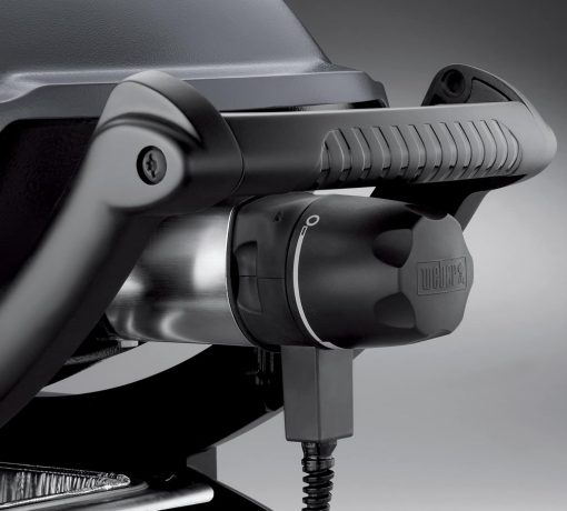 Weber Q1400 Barbecue électrique, surface de cuisson 43 x 32 cm, nomade, grille en fonte émaillée divisée en 2 parties, couvercle et cuve en fonte d'aluminium - Gris foncé (52020053) - Image 10