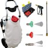 FORUM EQUIPEMENT - Pulvérisateur électrique Pro Sprayer III 30L – Pulvérisateur électrique Toiture Longue Portée à Batterie Rechargeable, Débit 240 L/H, Tuyau 8m - 2 Batteries