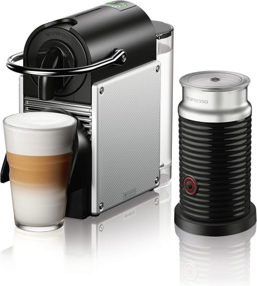 Nespresso Pixie Espresso Machine by De'Longhi, 1100ml, Aluminum,Silver - Image 2