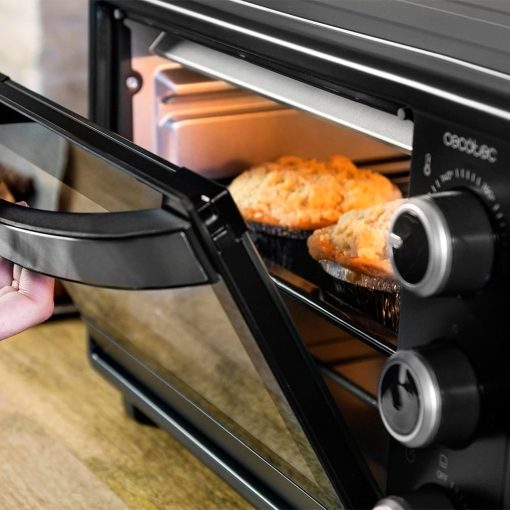 Cecotec Bake&Toast 4600 Black Gyro Countertop Oven, 46 L, 2000 W, 12 Combinable Heating Functions, Includes Rotating Spindle, Crumb Catcher Tray. - Image 36