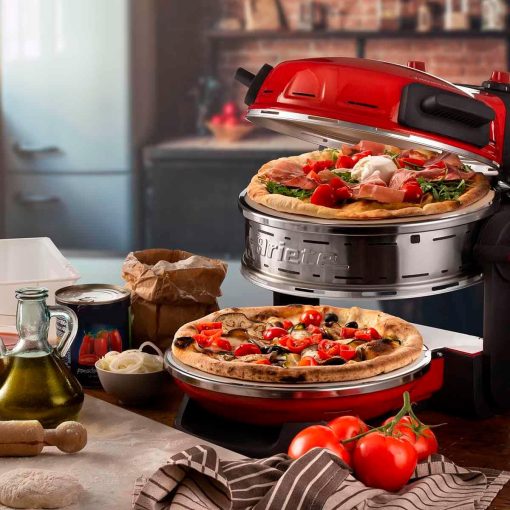 Ariete Pizza Oven 918, Pizza 4 Minutes, 5 Cooking Levels, Refractory Plate for Heating, Wooden Blades Included, Maximum Temperature 400°C, 1200W, White - Image 50