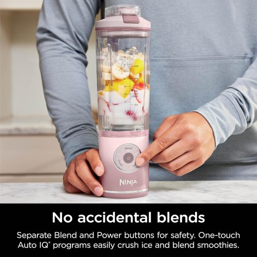 Ninja Blast Max, Portable Blender + Twist & Go, Personal Smoothie, Blend, Ice Crush, 3 Programs, Cordless, 22 oz removable Vessel, Dishwasher Safe, Leakproof, Navy, BC251NV - Image 52