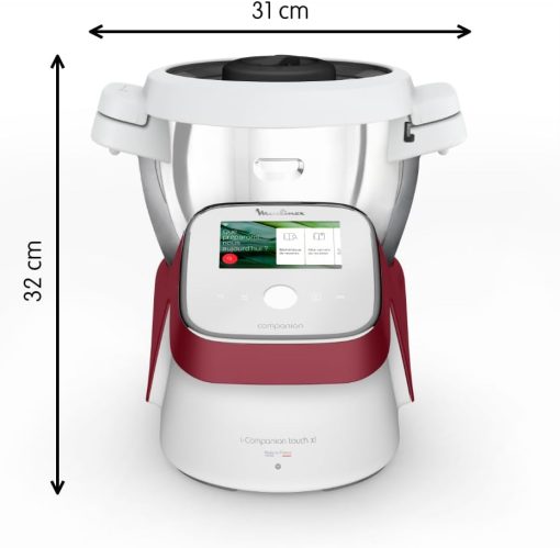 Moulinex, I-Companion Touch, 17 functions, Connected, Recipes on the screen, Capacity XL 10 people, Grey, Made in France, HF934510 - Image 8