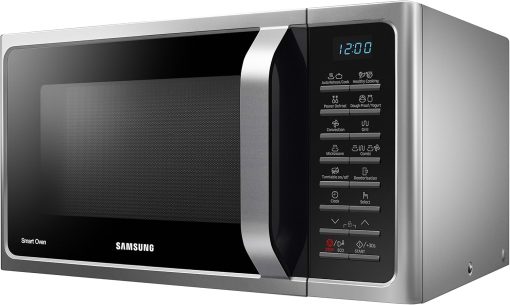 Samsung MC28H5015CS Micro-ondes Combiné, SmartOven, 900 W, Grill 1500 W, 28 L, 51,7 x 31 x 47,6 cm, Argent - Image 4